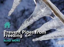 HOW TO PREVENT PIPES FROM FREEZING?