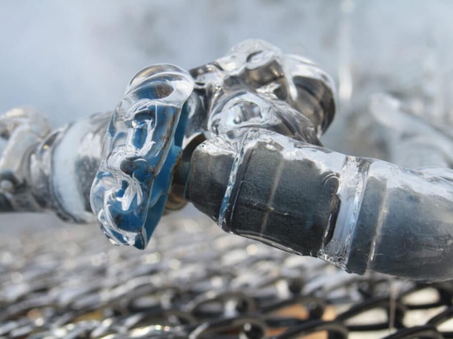 Frozen Garden Pipework Frozen Garden Pipework