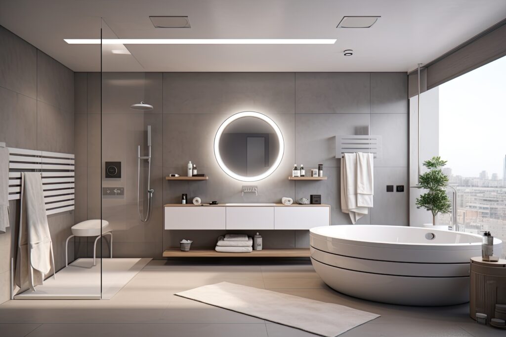 new bathroom installed